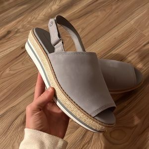 Timberland Grey Leather Mule